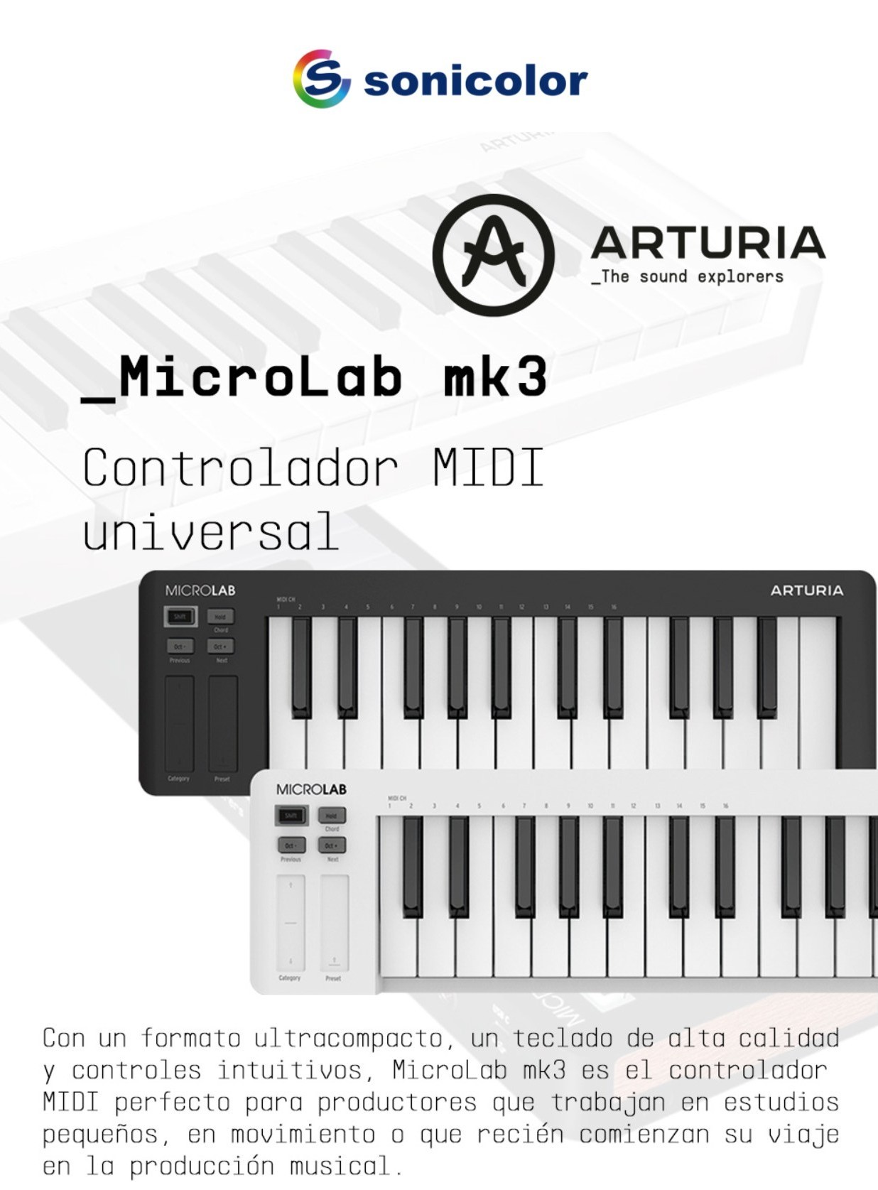 ARTURIA MICROLAB MK3